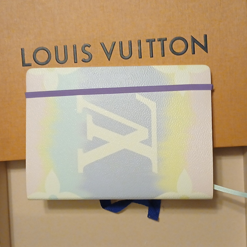Louis Vuitton Pastel Notebook with Purple Band